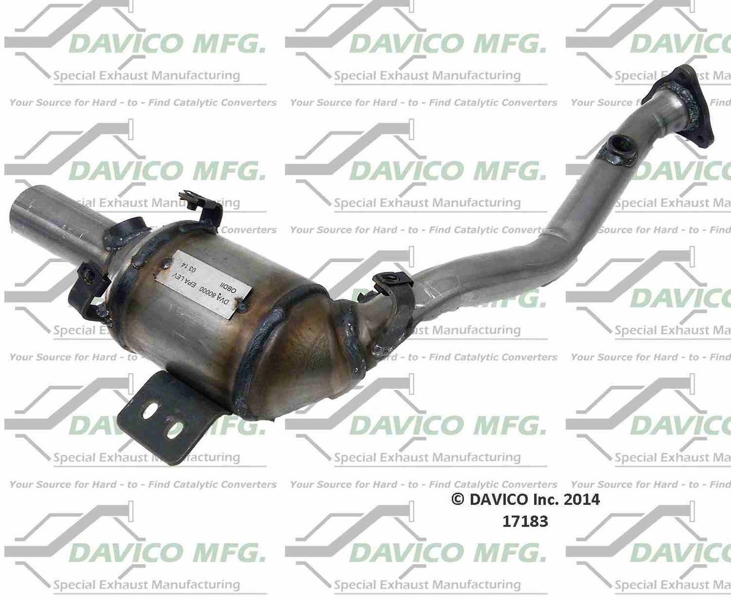 Davico Mfg Exact-Fit Catalytic Converter 17183
