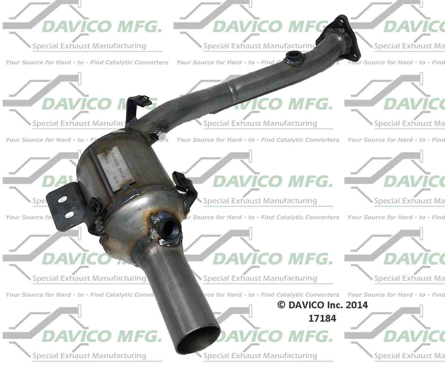 Davico Mfg Exact-Fit Catalytic Converter 17184