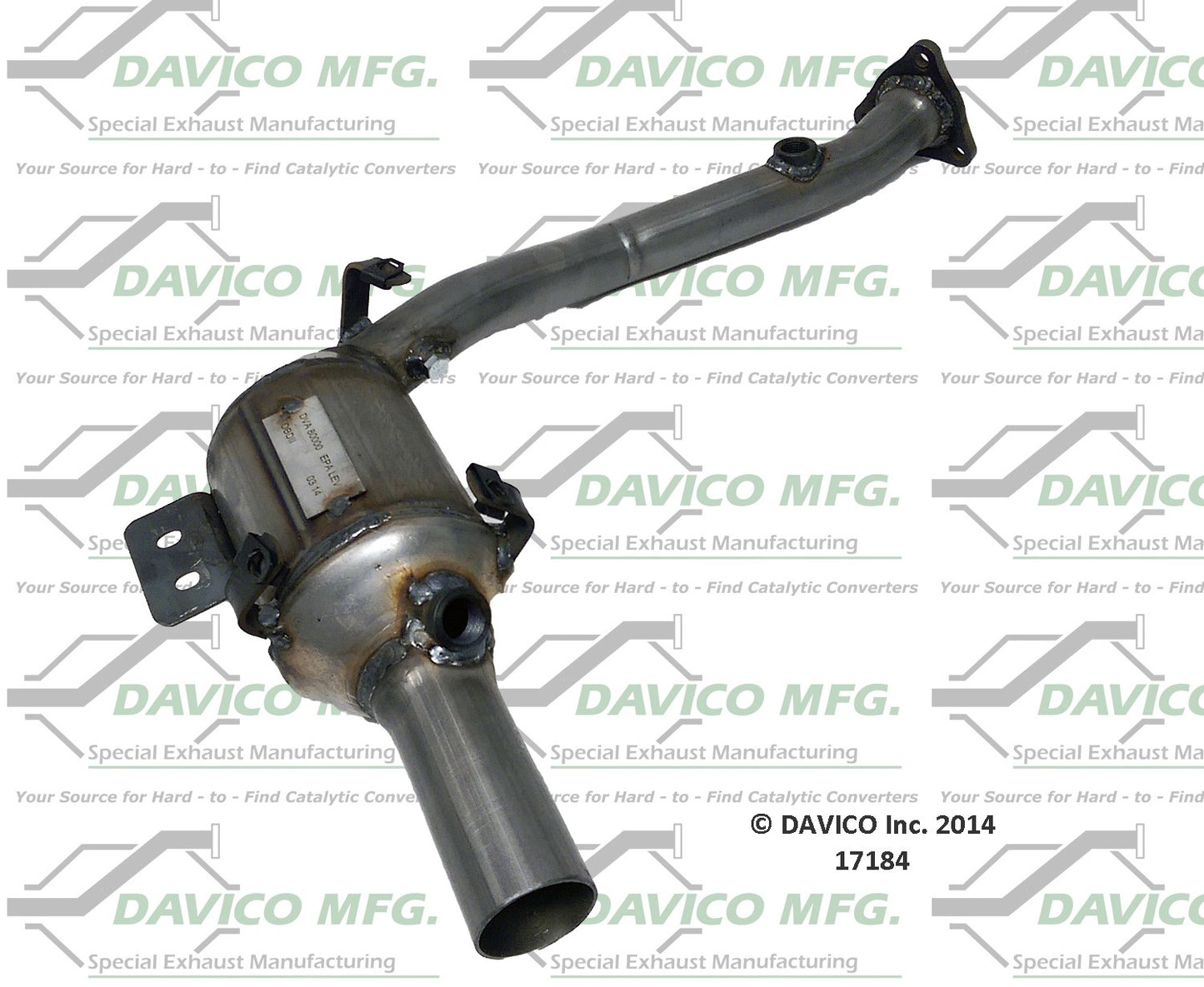 Davico Mfg Exact-Fit Catalytic Converter 17184