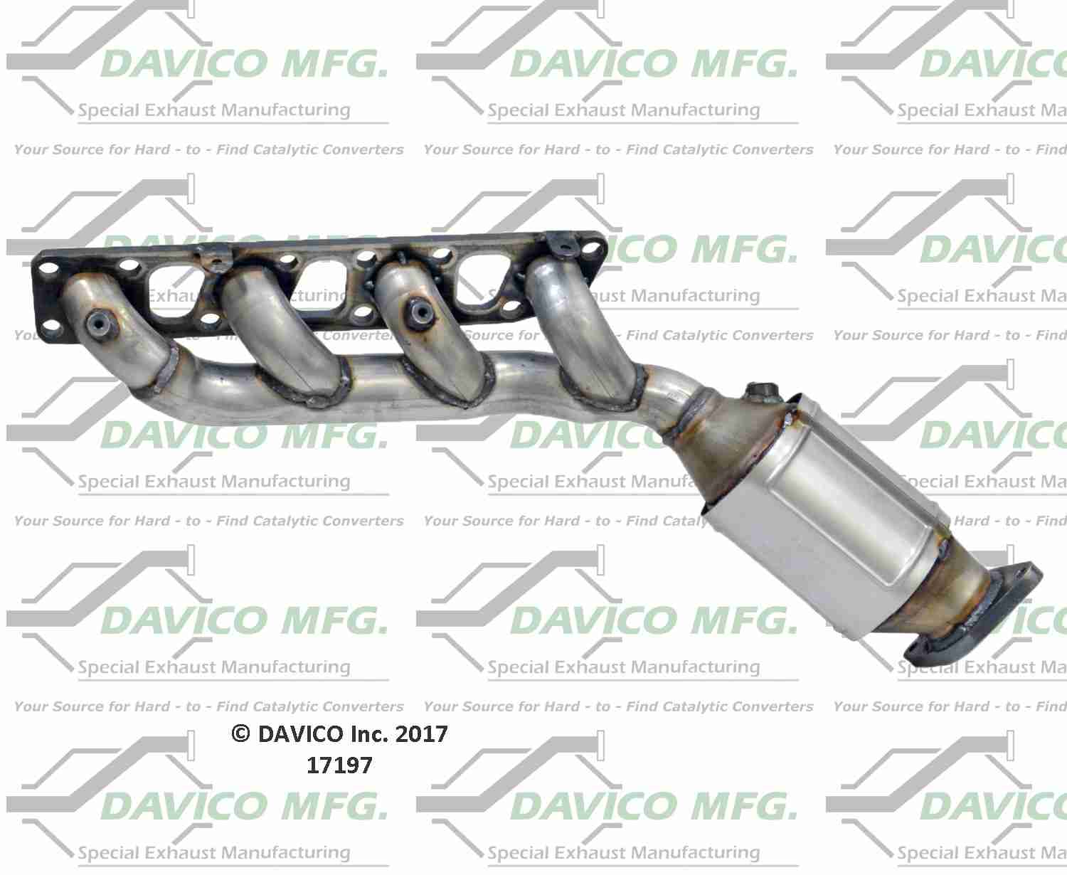 Davico Mfg Exact-Fit Catalytic Converter - Manifold 17197
