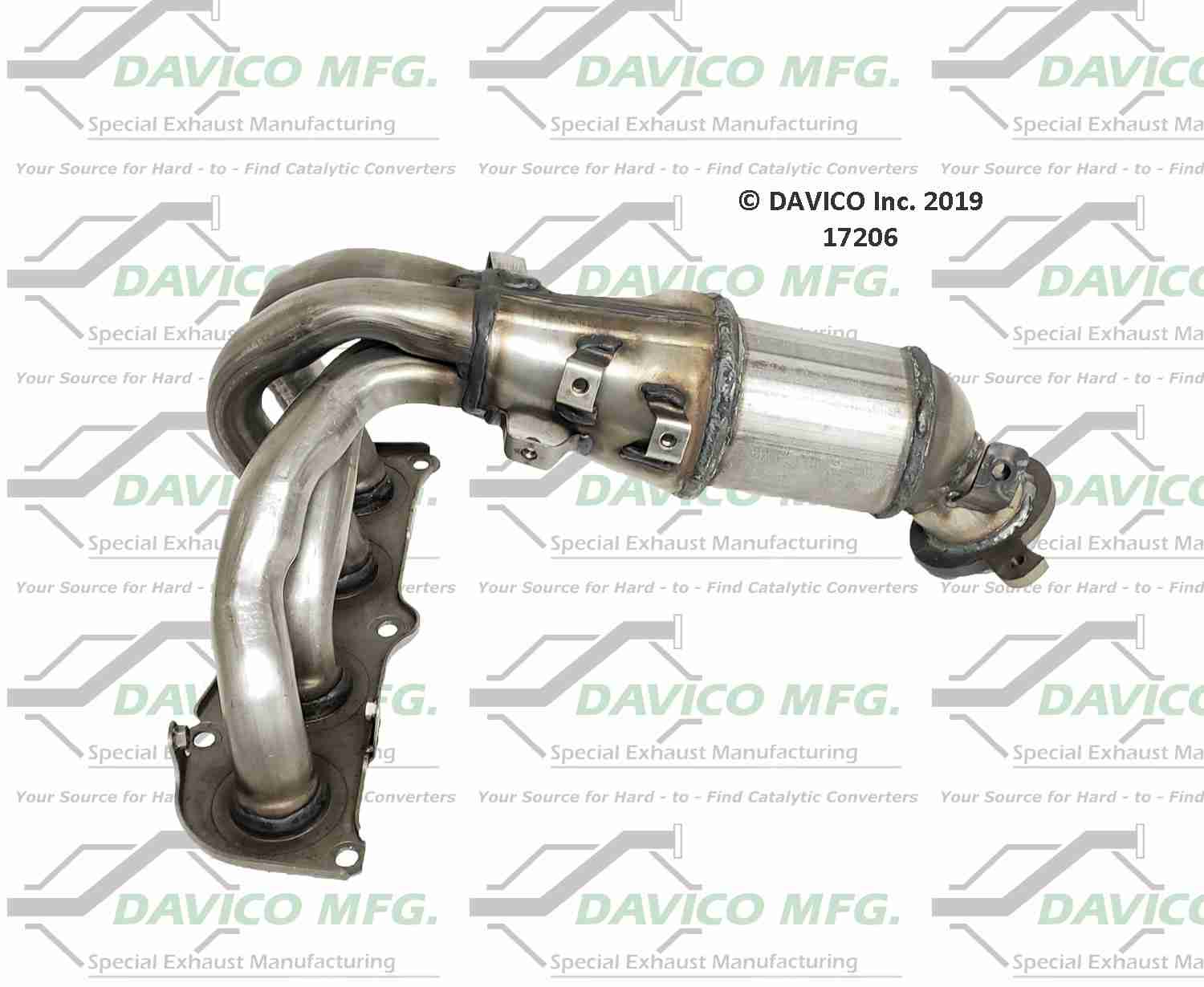 Davico Mfg Exact-Fit Catalytic Converter 17206