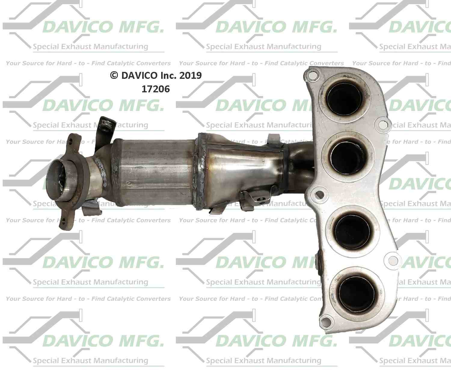 Davico Mfg Exact-Fit Catalytic Converter 17206