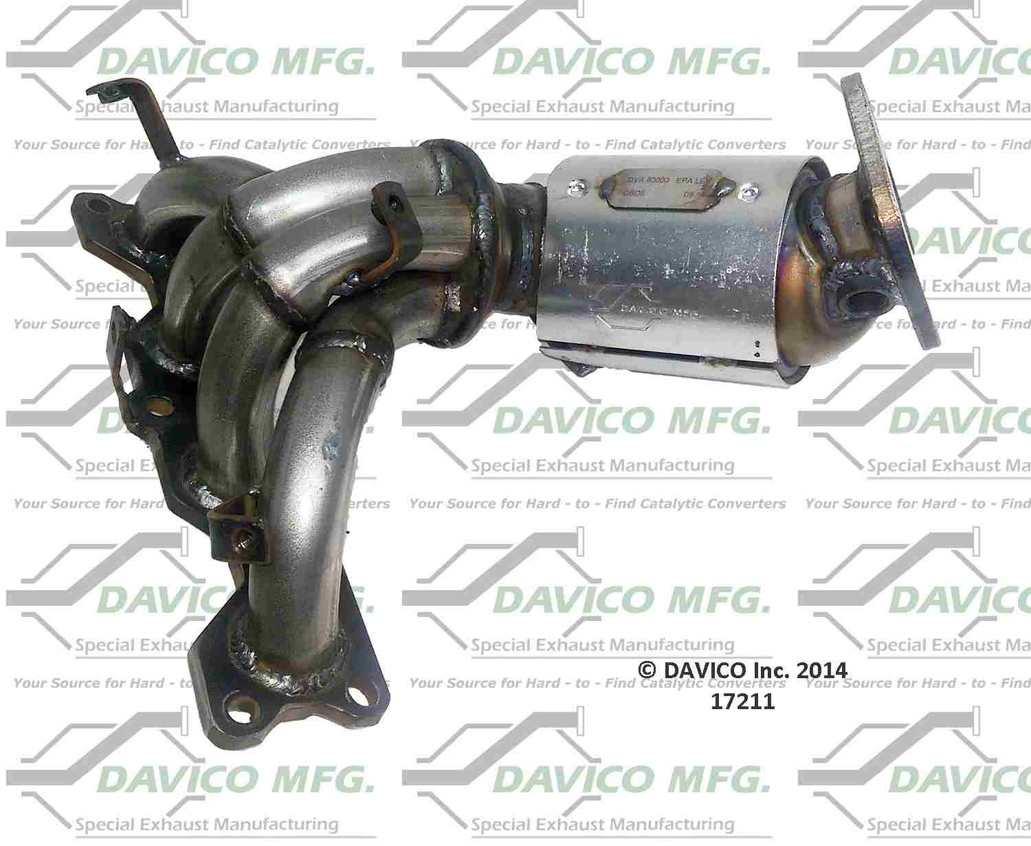 Davico Mfg Exact-Fit Catalytic Converter 17211