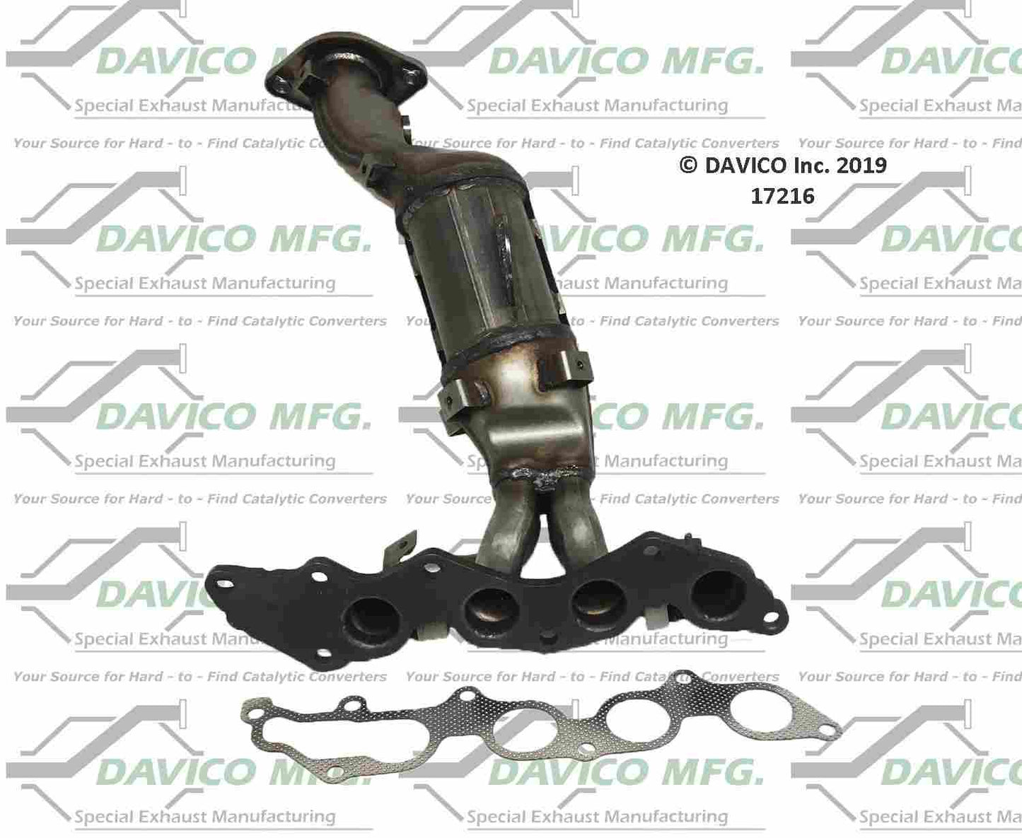 Davico Mfg Exact-Fit Catalytic Converter - Manifold 17216