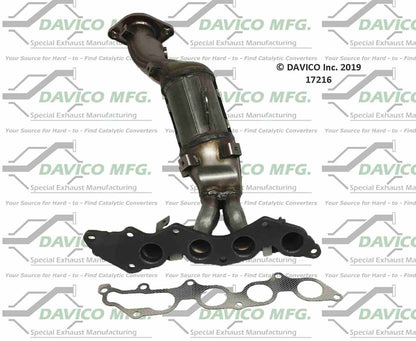 Davico Mfg Exact-Fit Catalytic Converter - Manifold 17216
