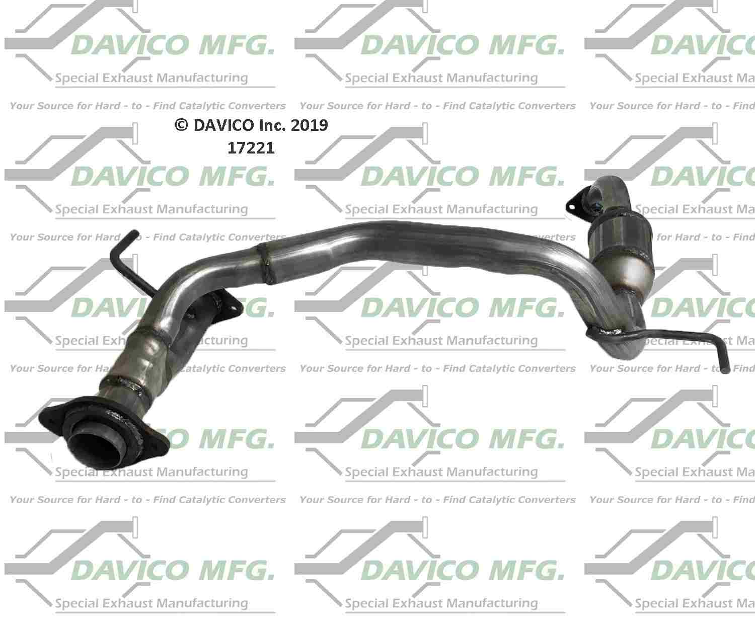 Davico Mfg Exact-Fit Catalytic Converter 17221
