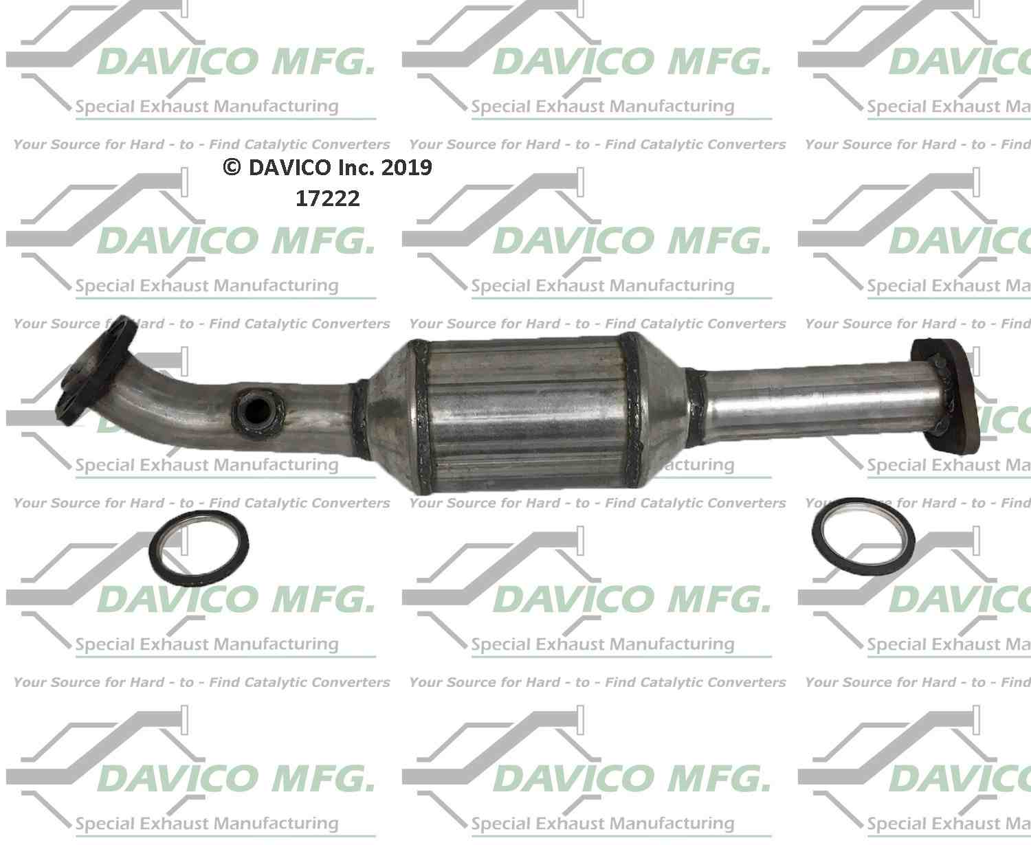 Davico Mfg Exact-Fit Catalytic Converter 17222