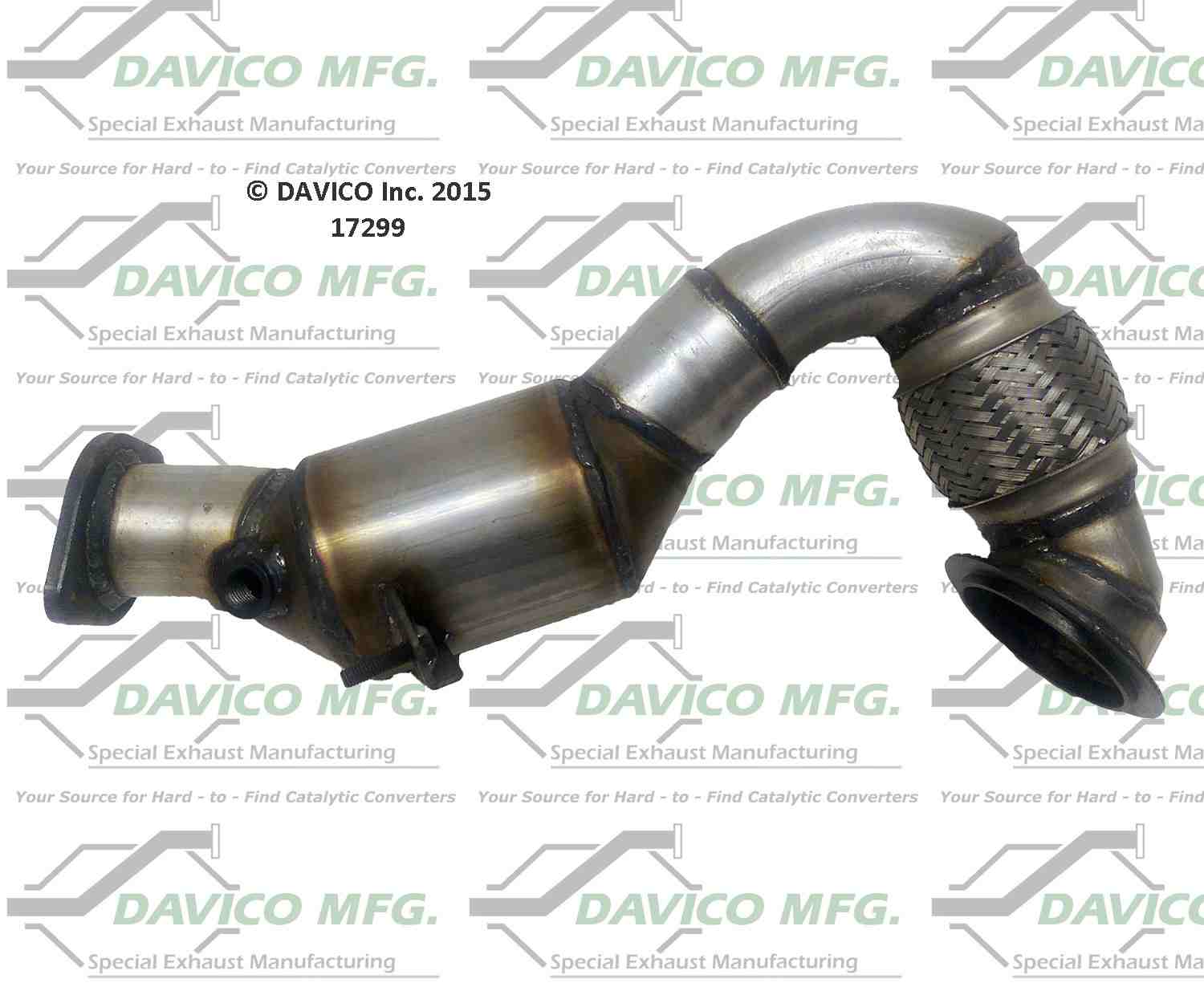 Davico Mfg Exact-Fit Catalytic Converter 17299