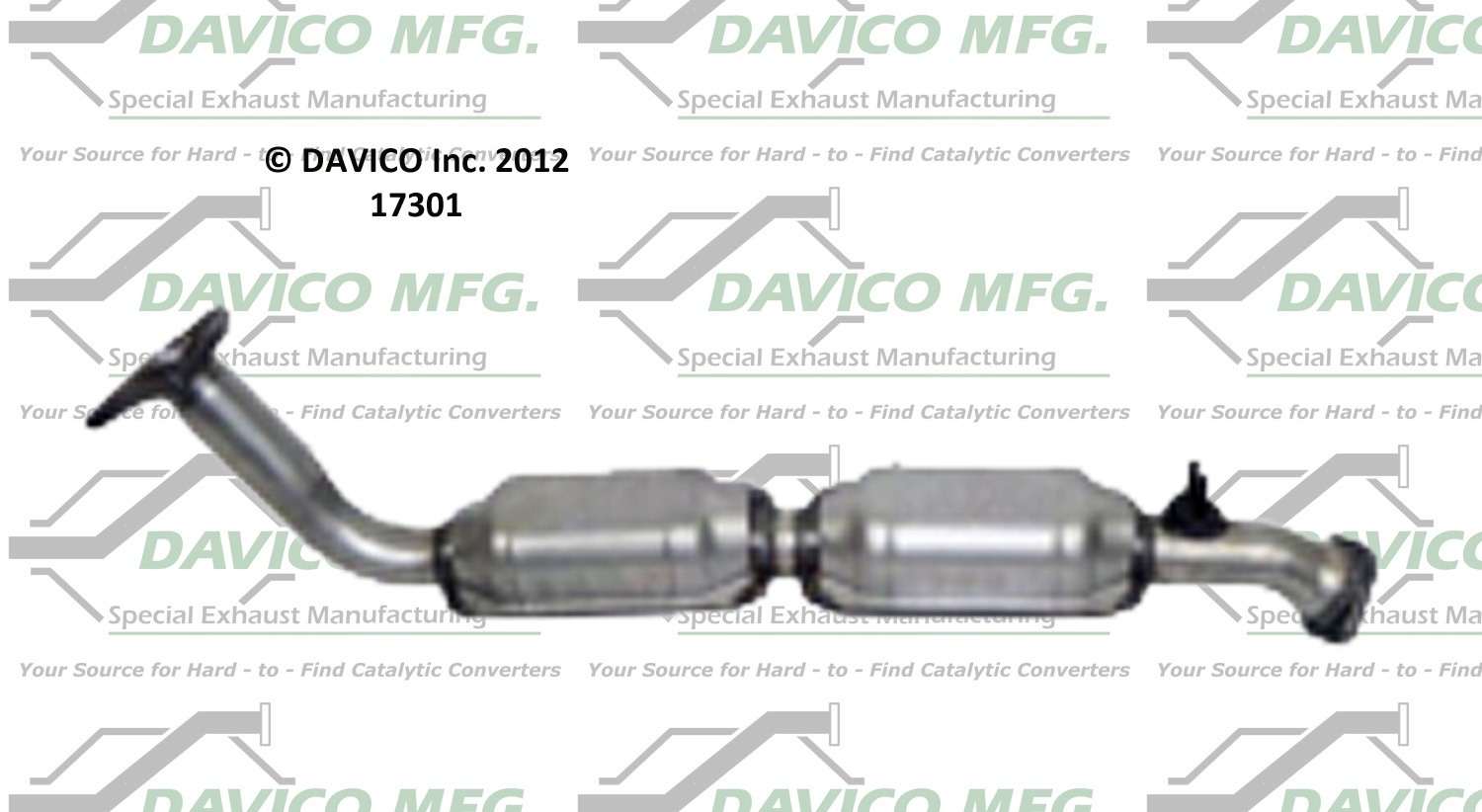 Davico Mfg Exact-Fit Catalytic Converter 17301