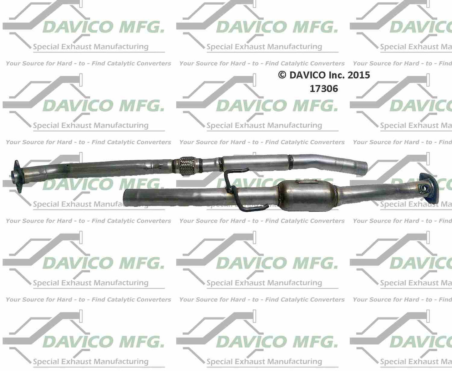 Davico Mfg Exact-Fit Catalytic Converter 17306
