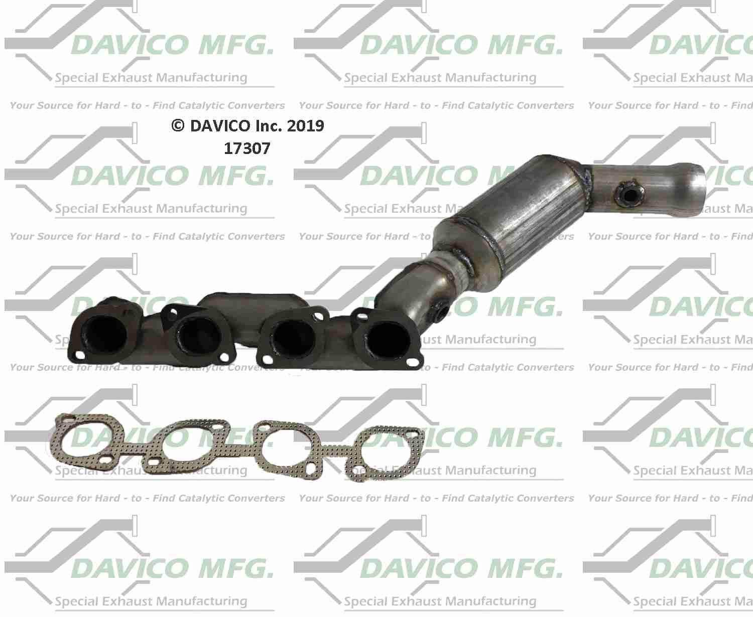 Davico Mfg Catalytic Converter 17307