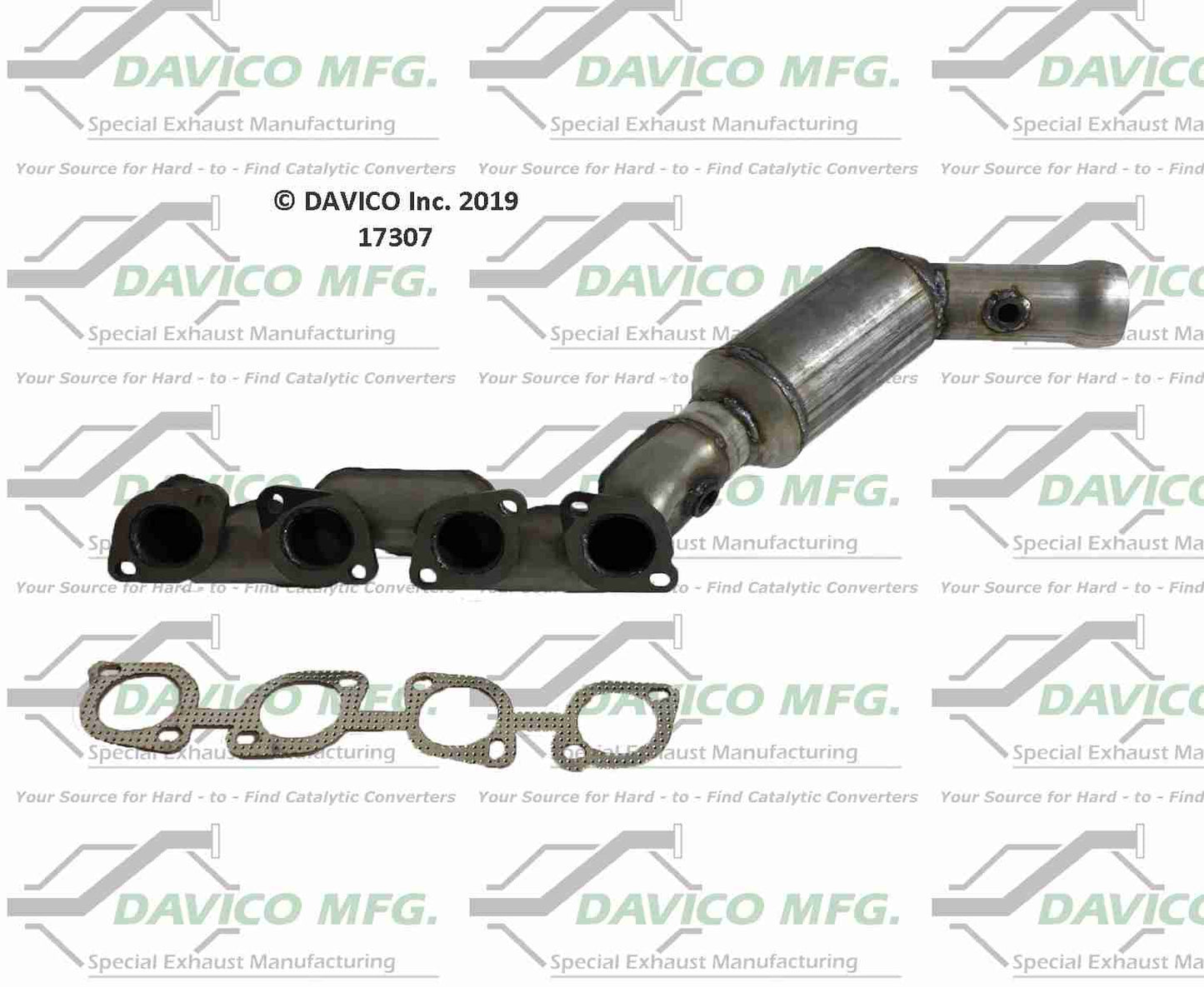Davico Mfg Exact-Fit Catalytic Converter 17307