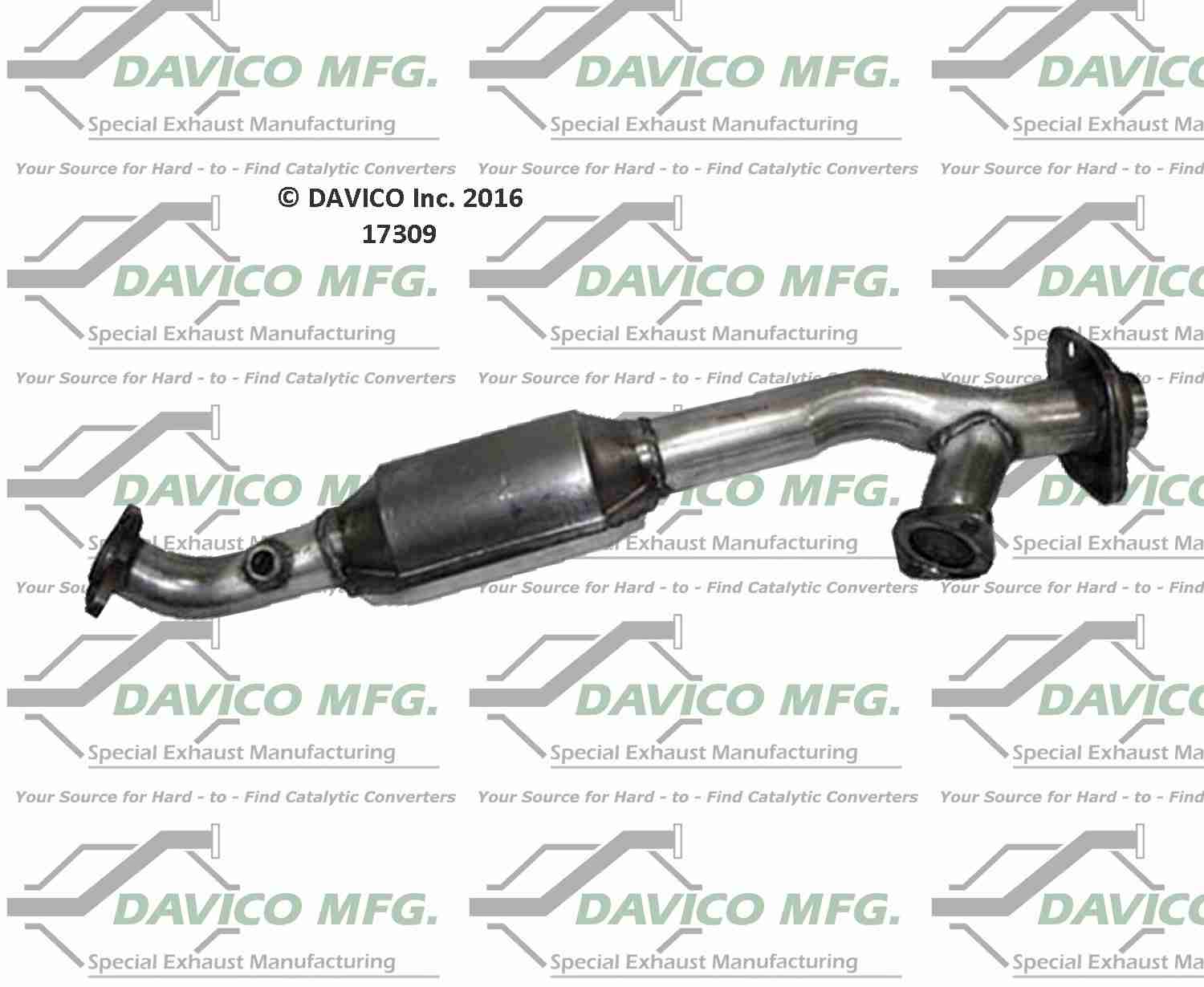 Davico Mfg Exact-Fit Catalytic Converter 17309