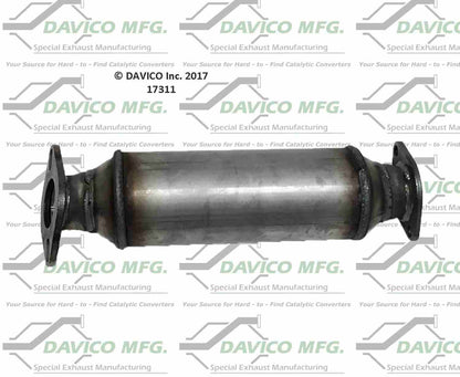 Davico Mfg Exact-Fit Catalytic Converter  top view frsport 17311