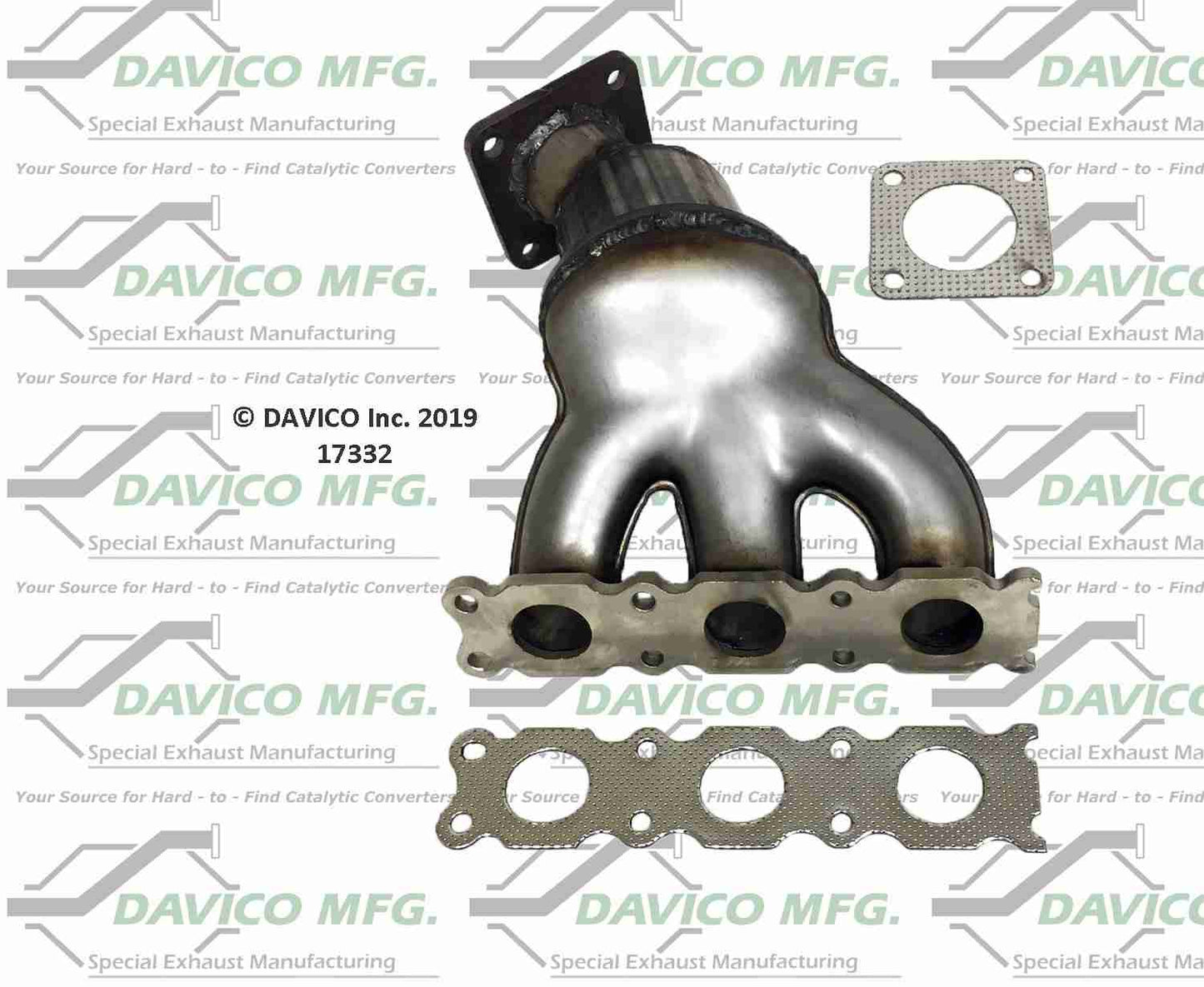 Davico Mfg Exact-Fit Catalytic Converter 17332