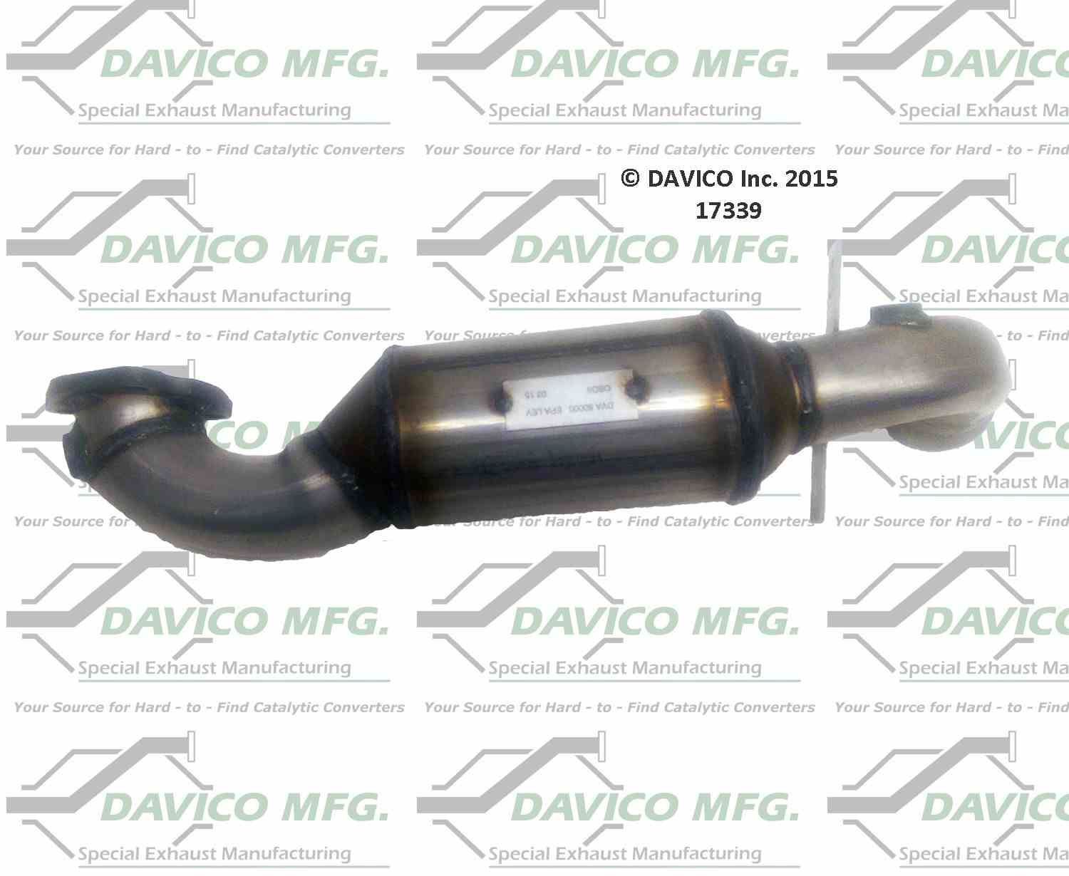 Davico Mfg Exact-Fit Catalytic Converter 17339