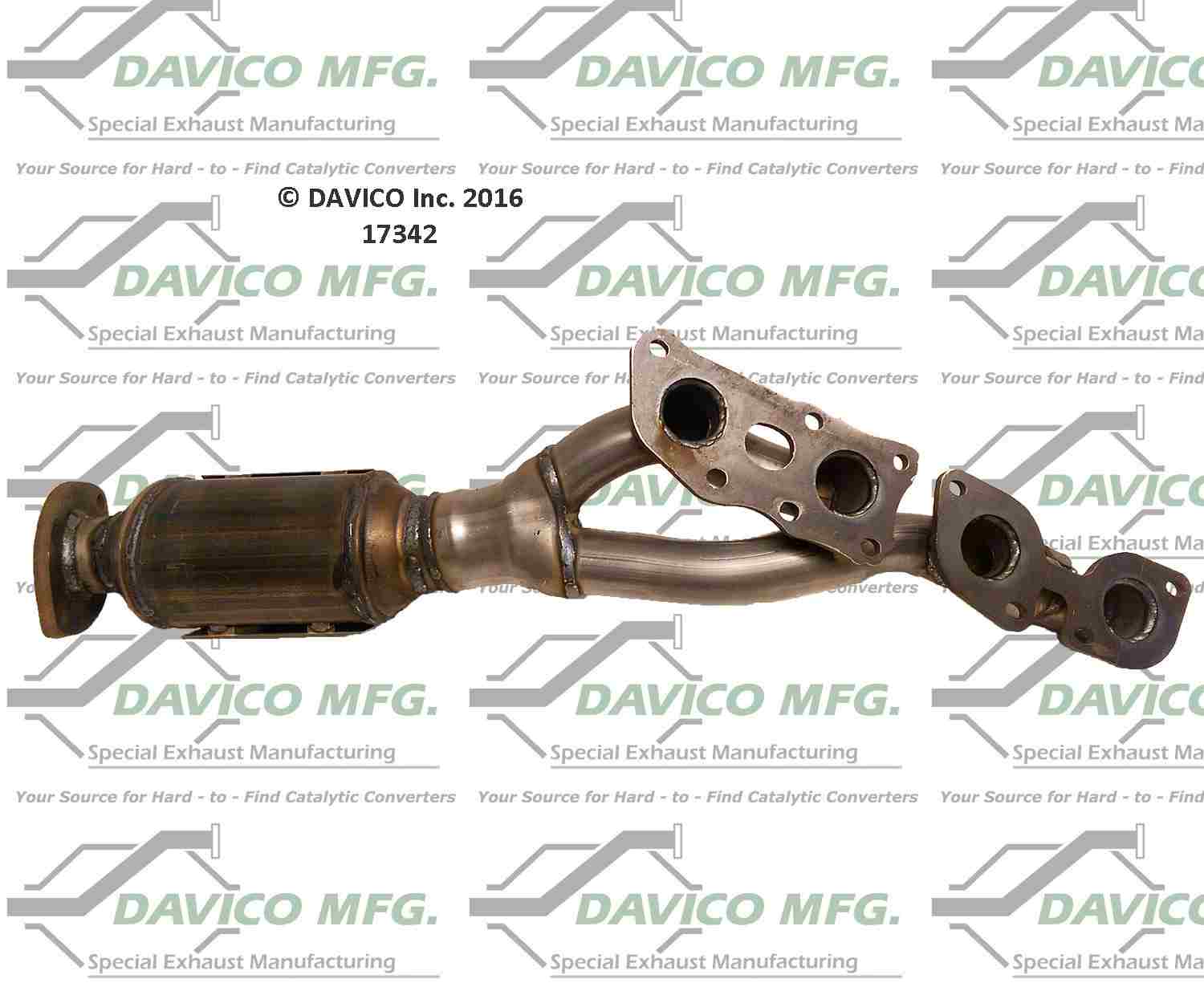 Davico Mfg Exact-Fit Catalytic Converter 17342