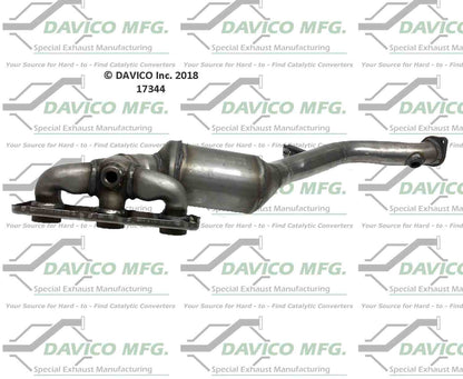 Davico Mfg Exact-Fit Catalytic Converter 17344