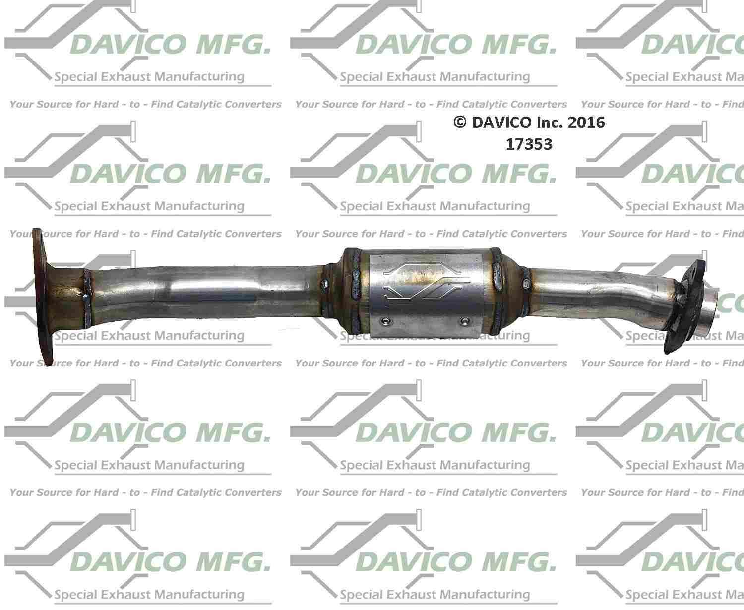 Davico Mfg Exact-Fit Catalytic Converter 17353