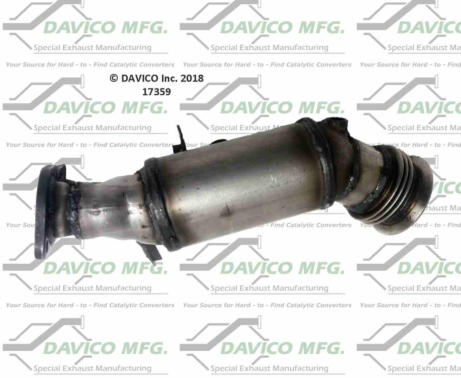 Davico Mfg Exact-Fit Catalytic Converter 17359