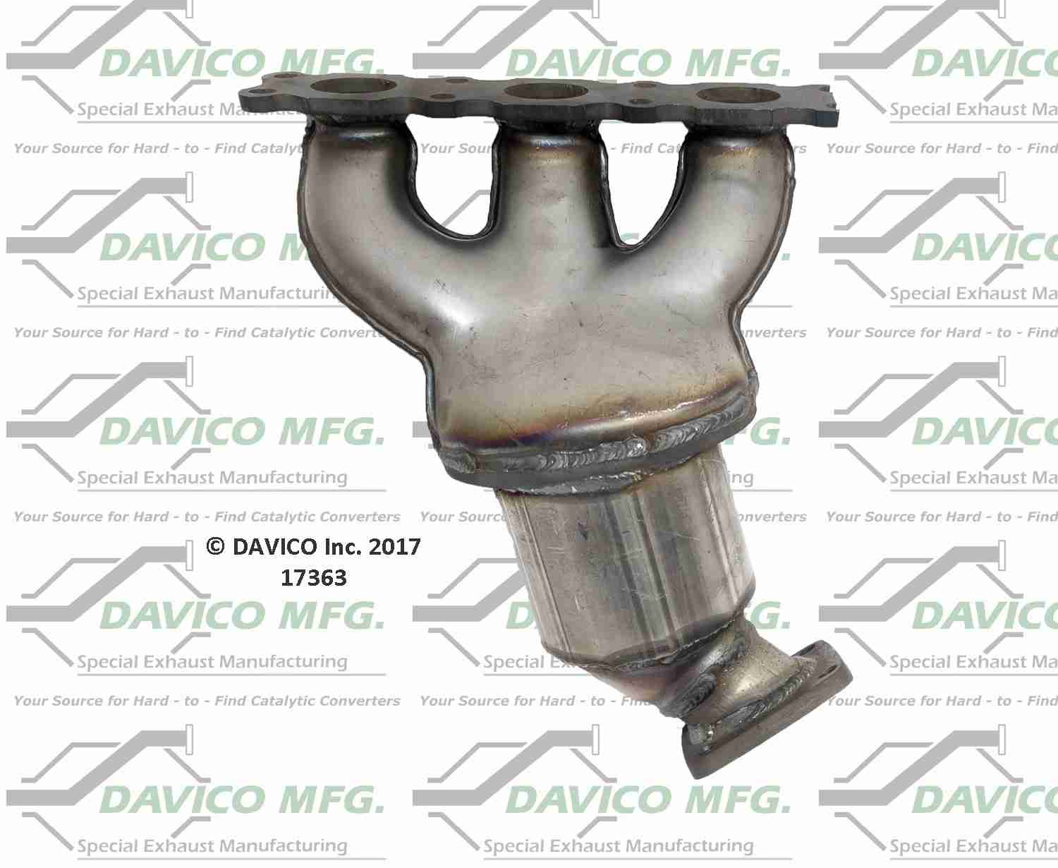 Davico Mfg Exact-Fit Catalytic Converter 17363