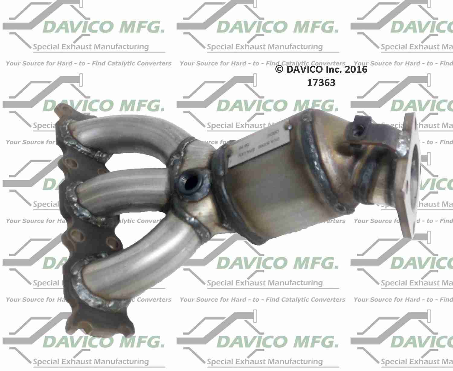 Davico Mfg Exact-Fit Catalytic Converter 17363