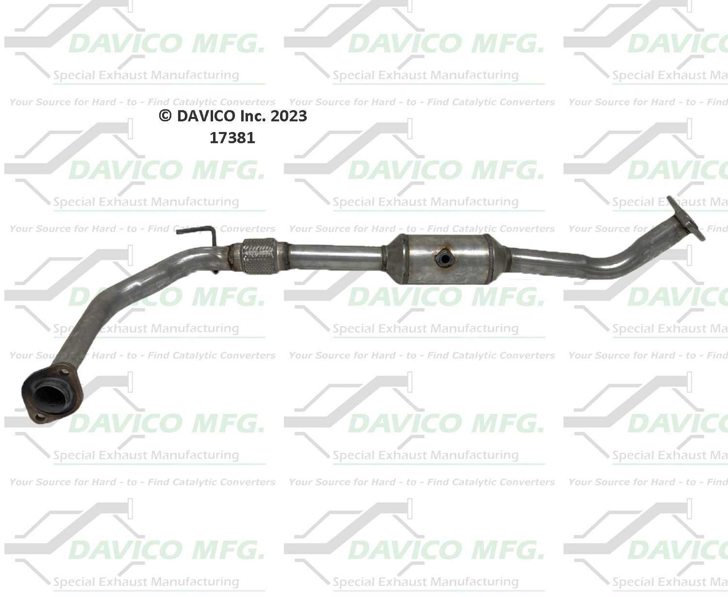 Davico Mfg Exact-Fit Catalytic Converter 17381