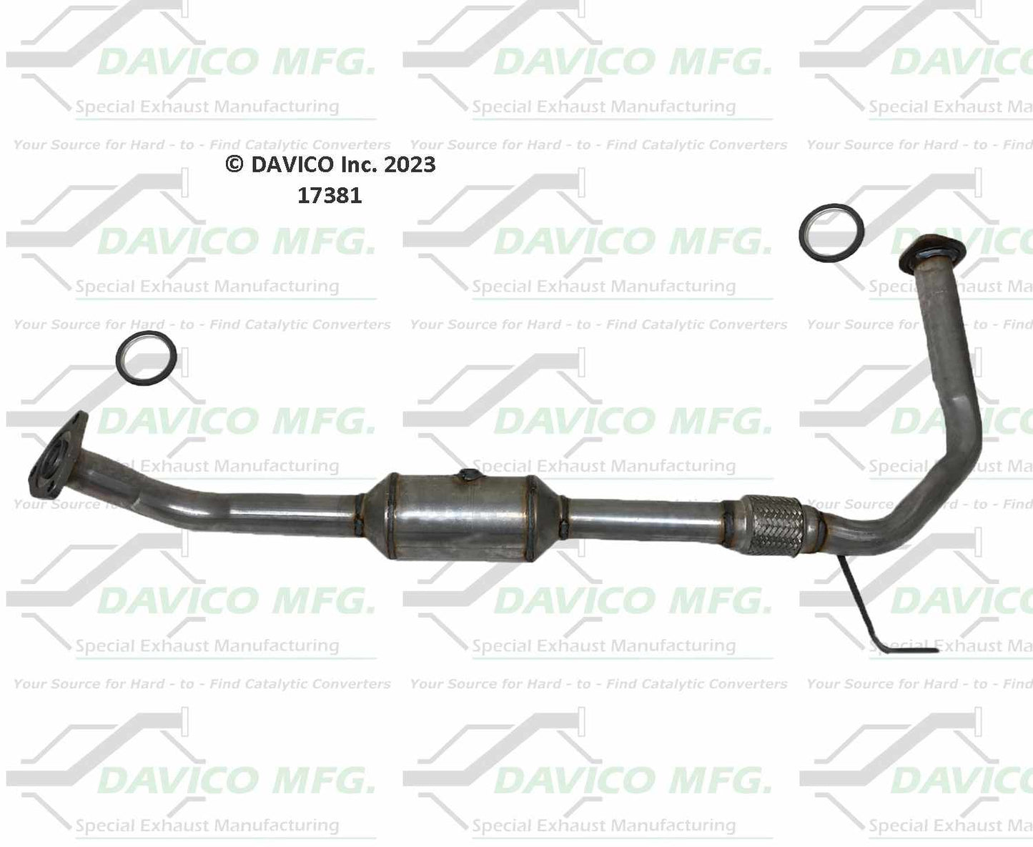 Davico Mfg Exact-Fit Catalytic Converter 17381