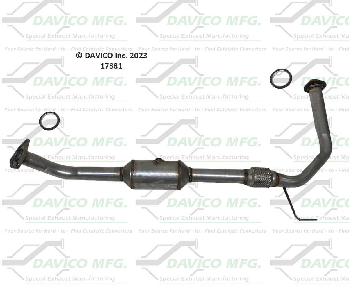 Davico Mfg Exact-Fit Catalytic Converter 17381