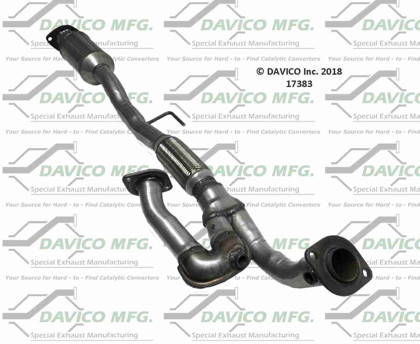 Davico Mfg Exact-Fit Catalytic Converter 17383