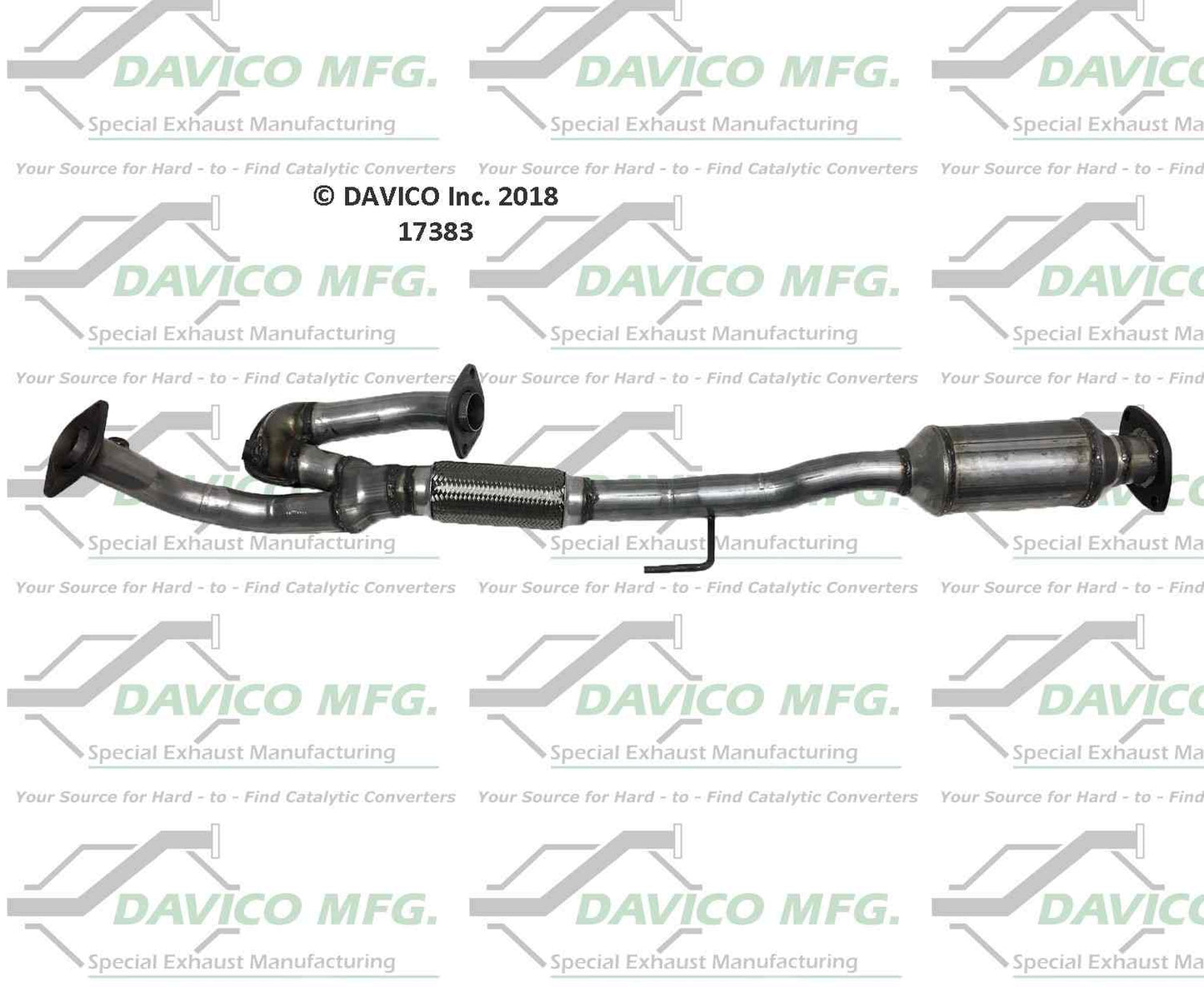 Davico Mfg Exact-Fit Catalytic Converter 17383