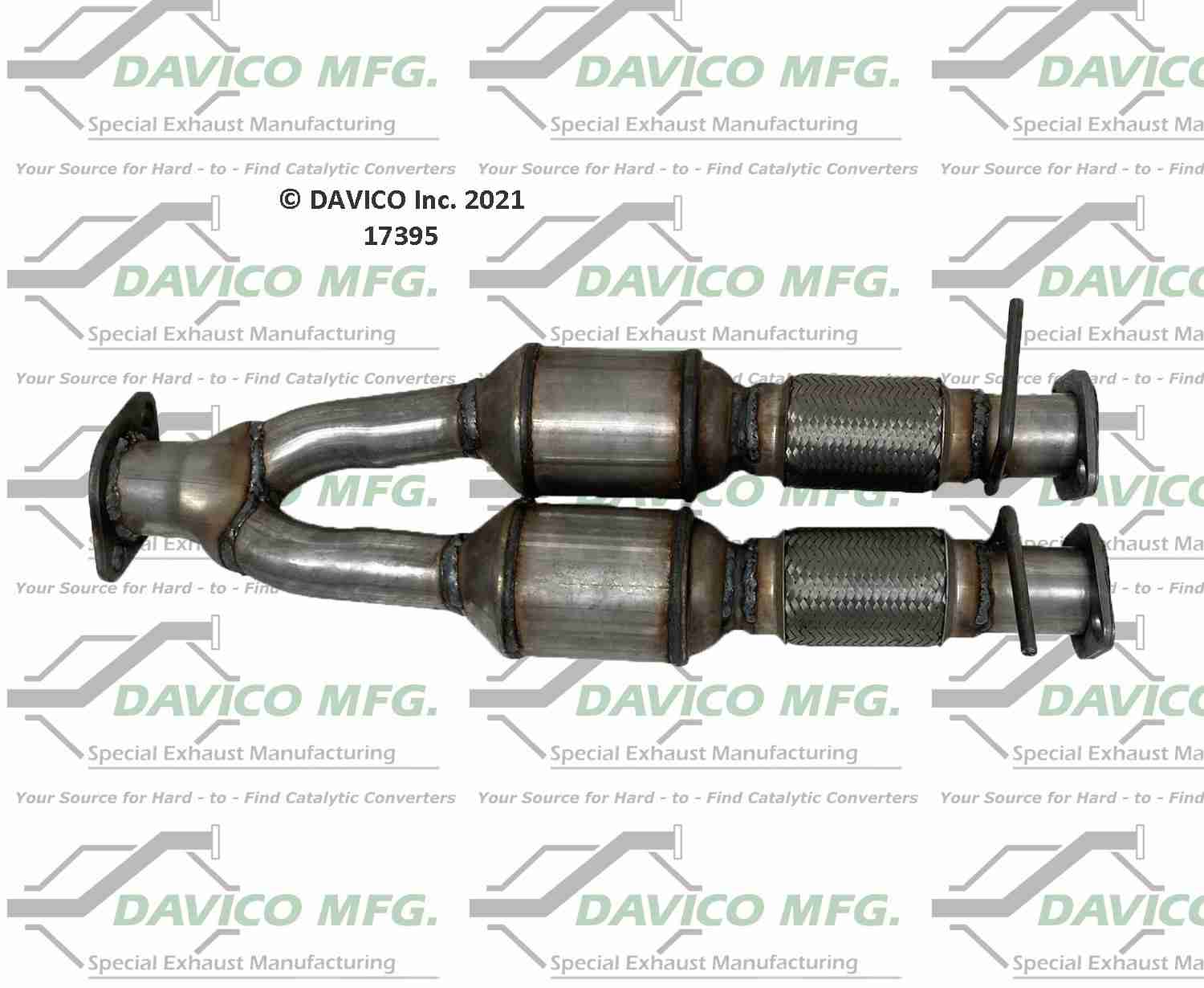 Davico Mfg Exact-Fit Catalytic Converter 17395