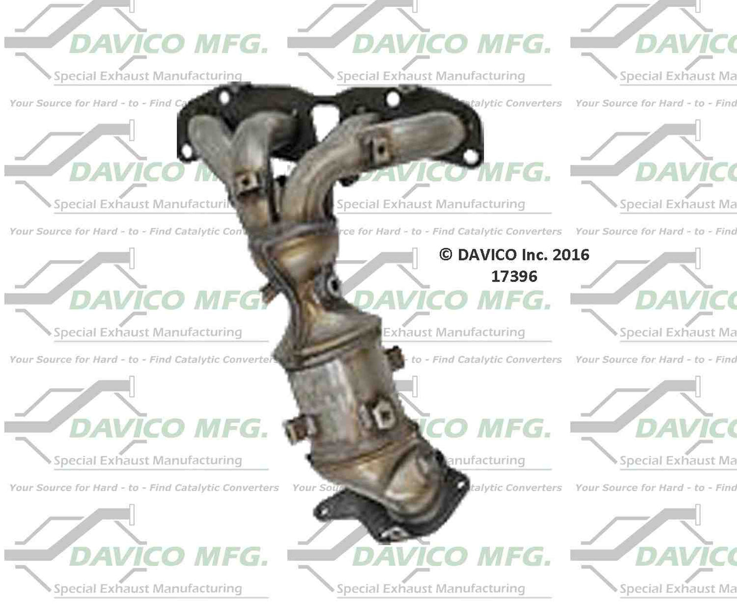 Davico Mfg Exact-Fit Catalytic Converter - Manifold 17396