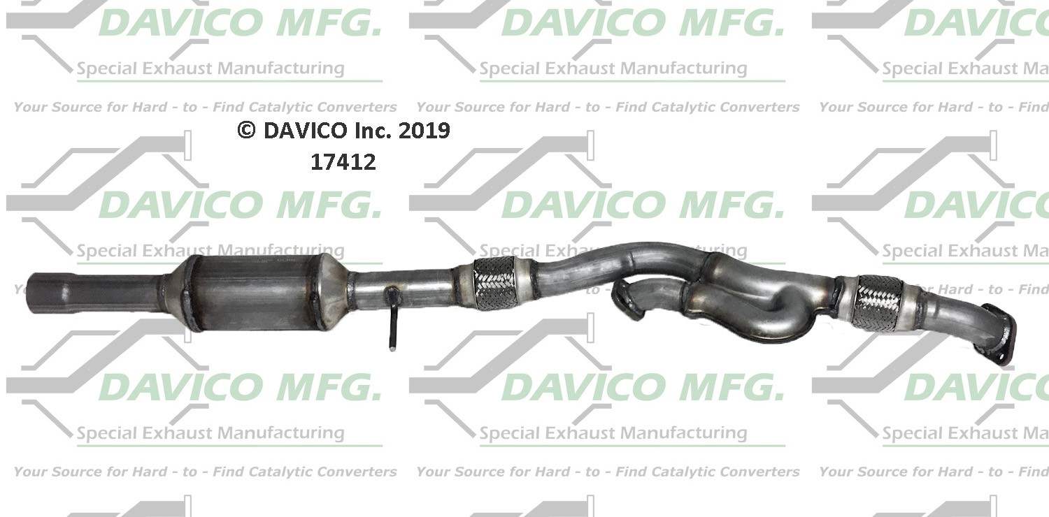 Davico Mfg Exact-Fit Catalytic Converter 17412