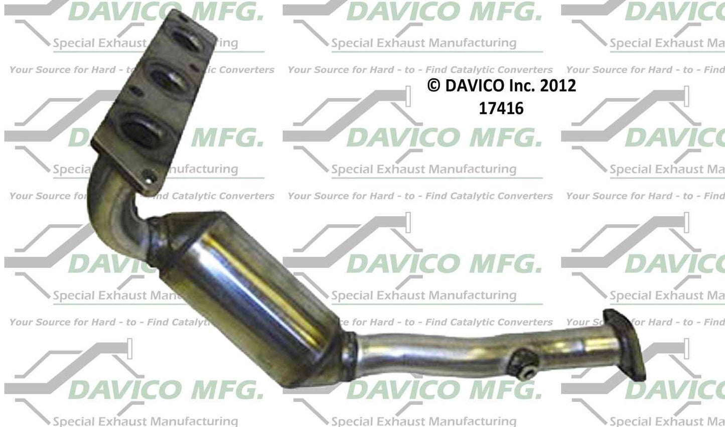 Davico Mfg Exact-Fit Catalytic Converter 17416