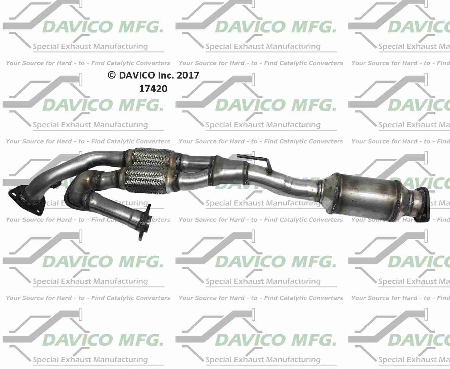 Davico Mfg Exact-Fit Catalytic Converter 17420