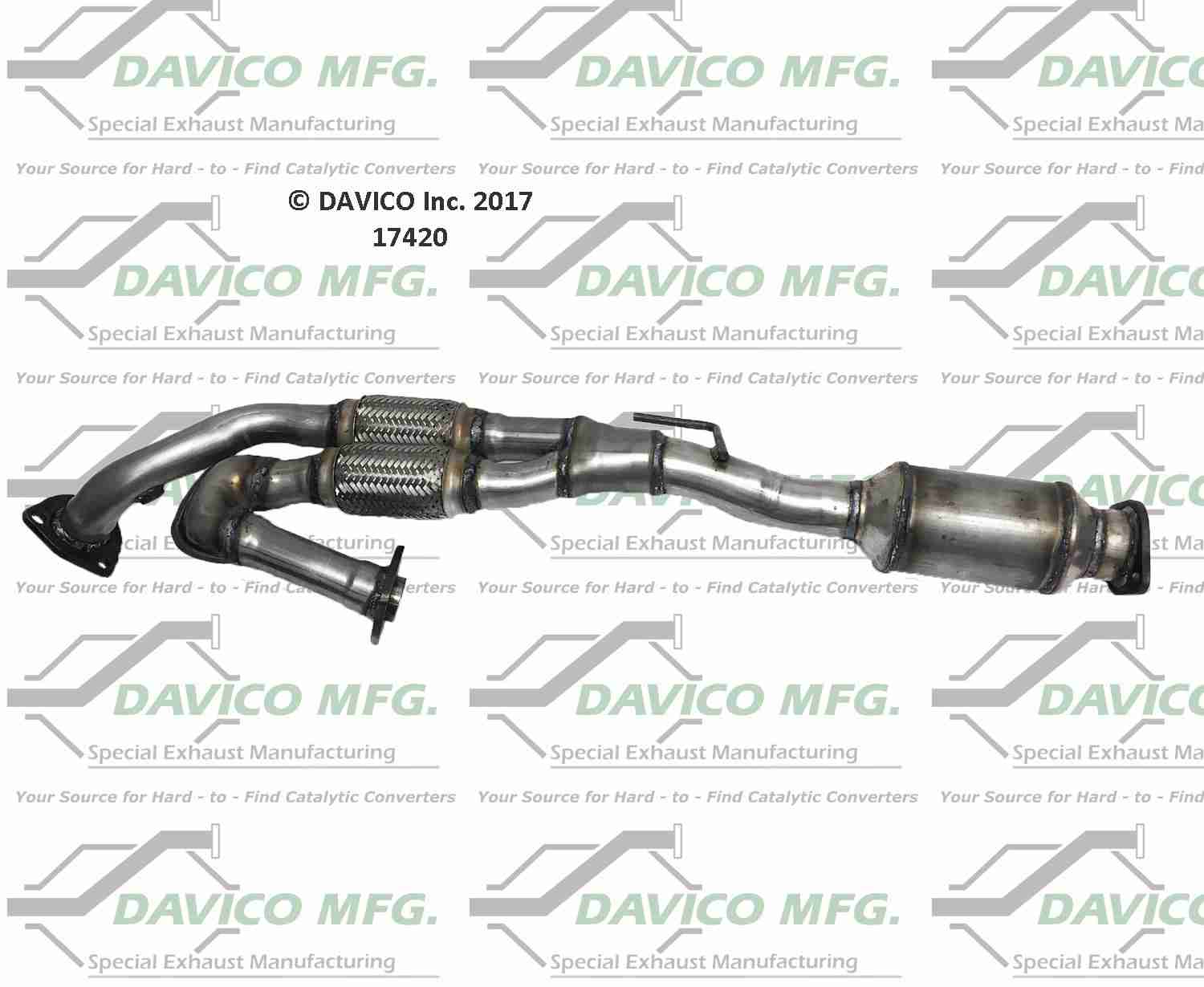 Davico Mfg Exact-Fit Catalytic Converter 17420