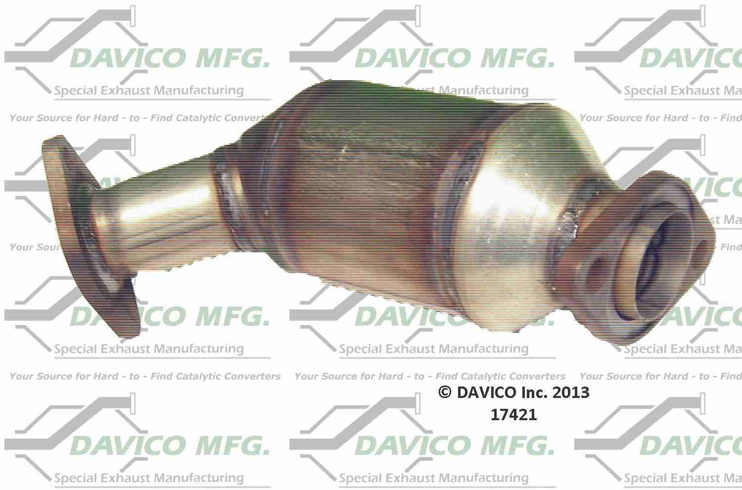 Davico Mfg Exact-Fit Catalytic Converter 17421