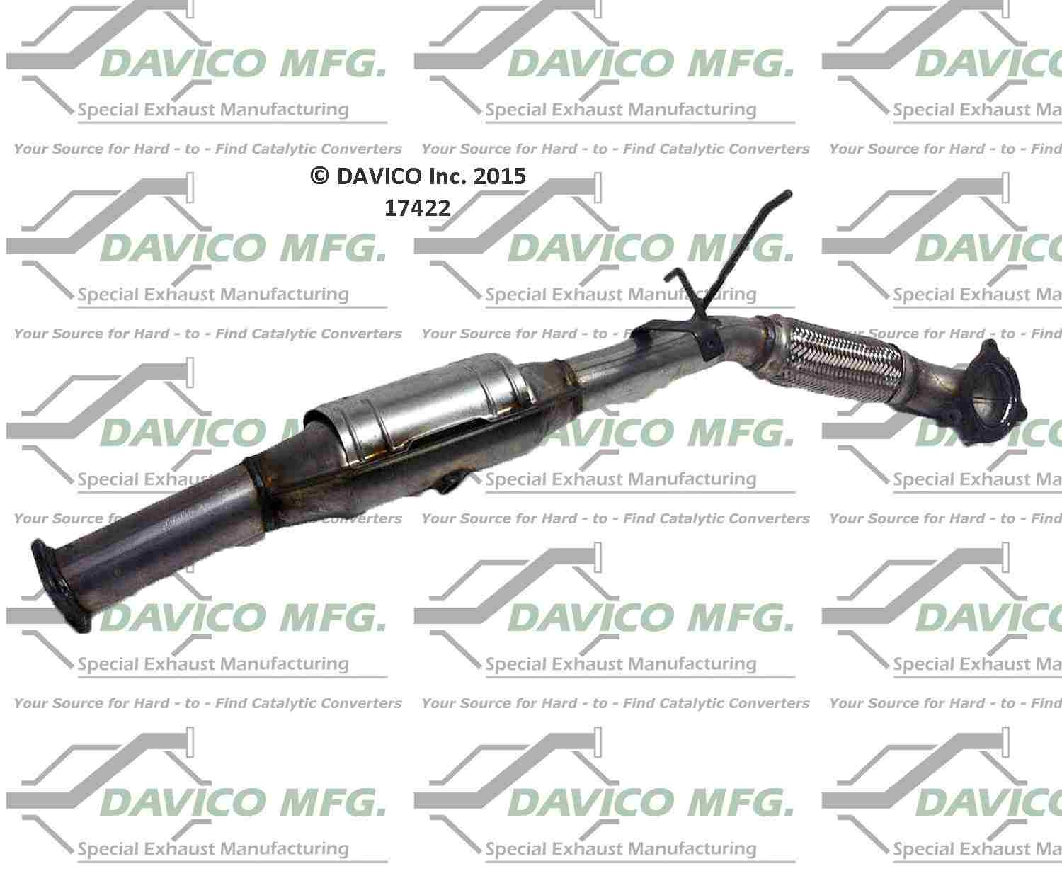 Davico Mfg Exact-Fit Catalytic Converter 17422