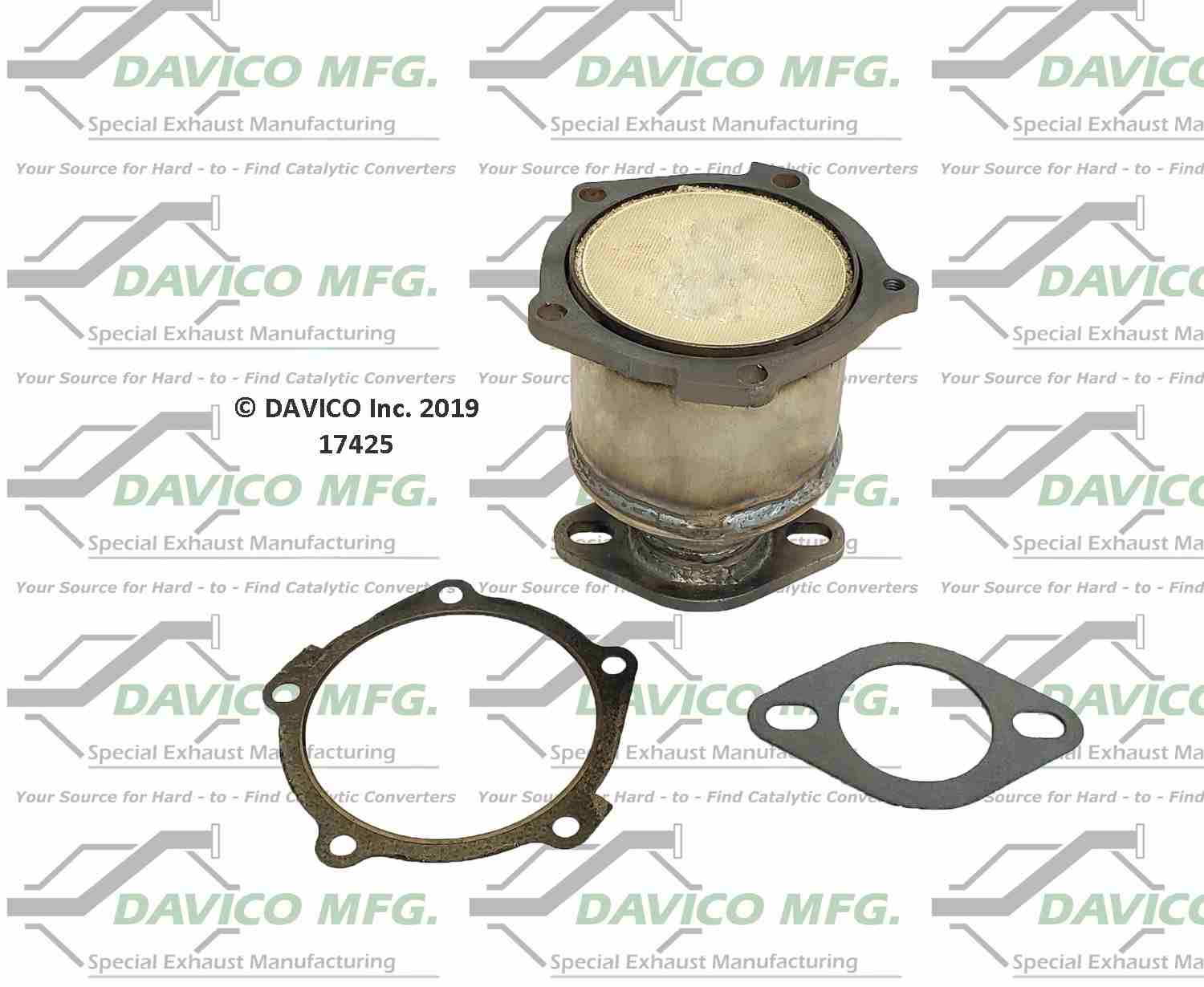 Davico Mfg Exact-Fit Catalytic Converter 17425