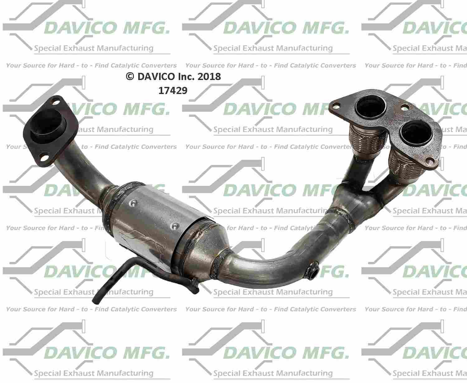 Davico Mfg Exact-Fit Catalytic Converter 17429