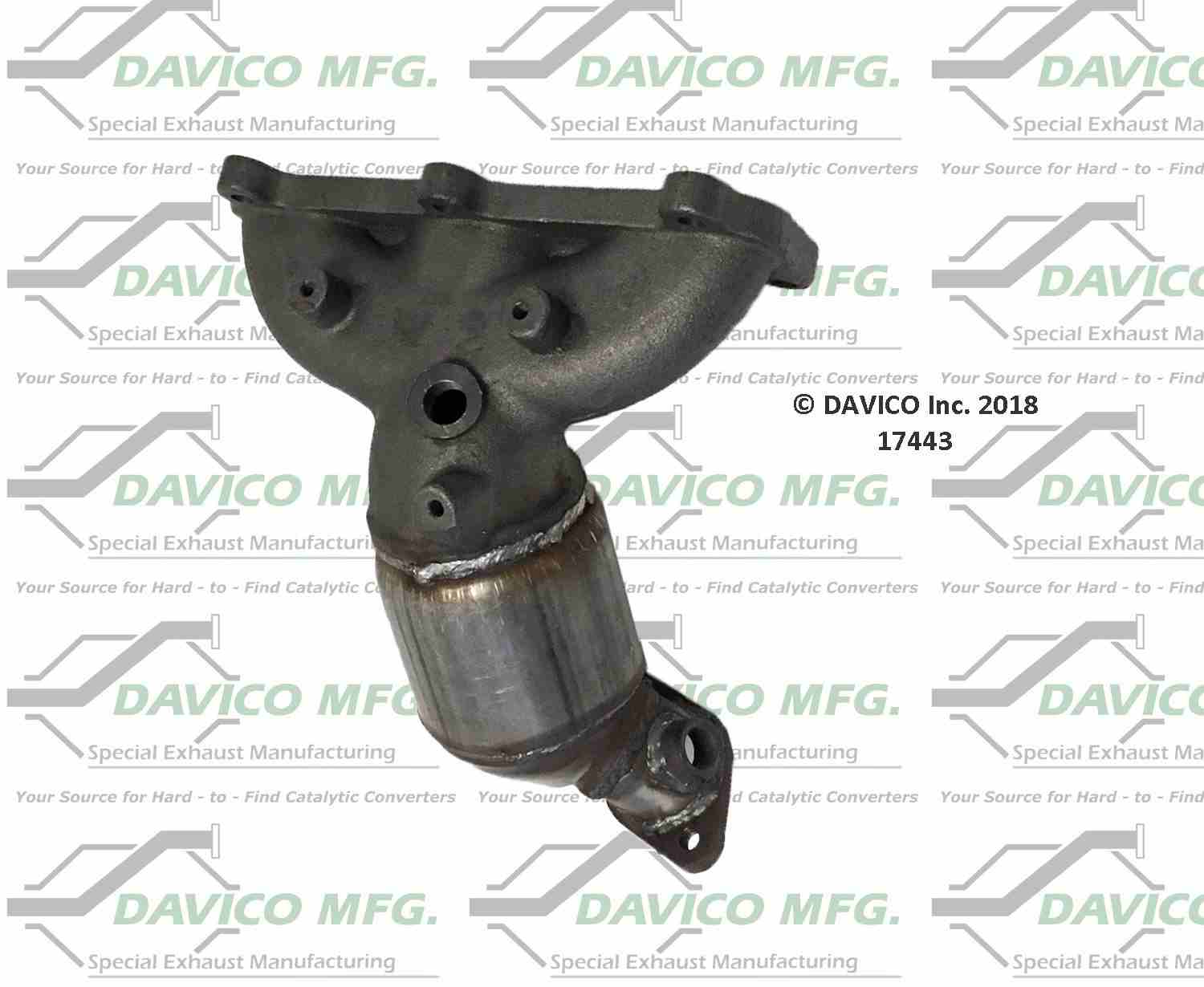 Davico Mfg Exact-Fit Catalytic Converter 17443