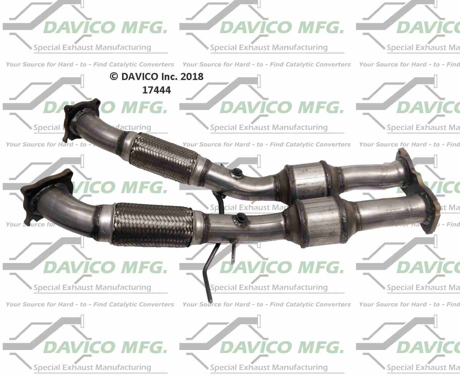 Davico Mfg Exact-Fit Catalytic Converter 17444