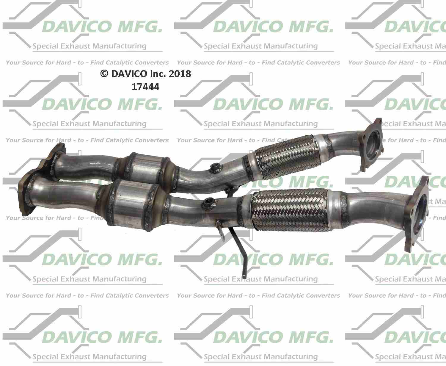 Davico Mfg Exact-Fit Catalytic Converter 17444