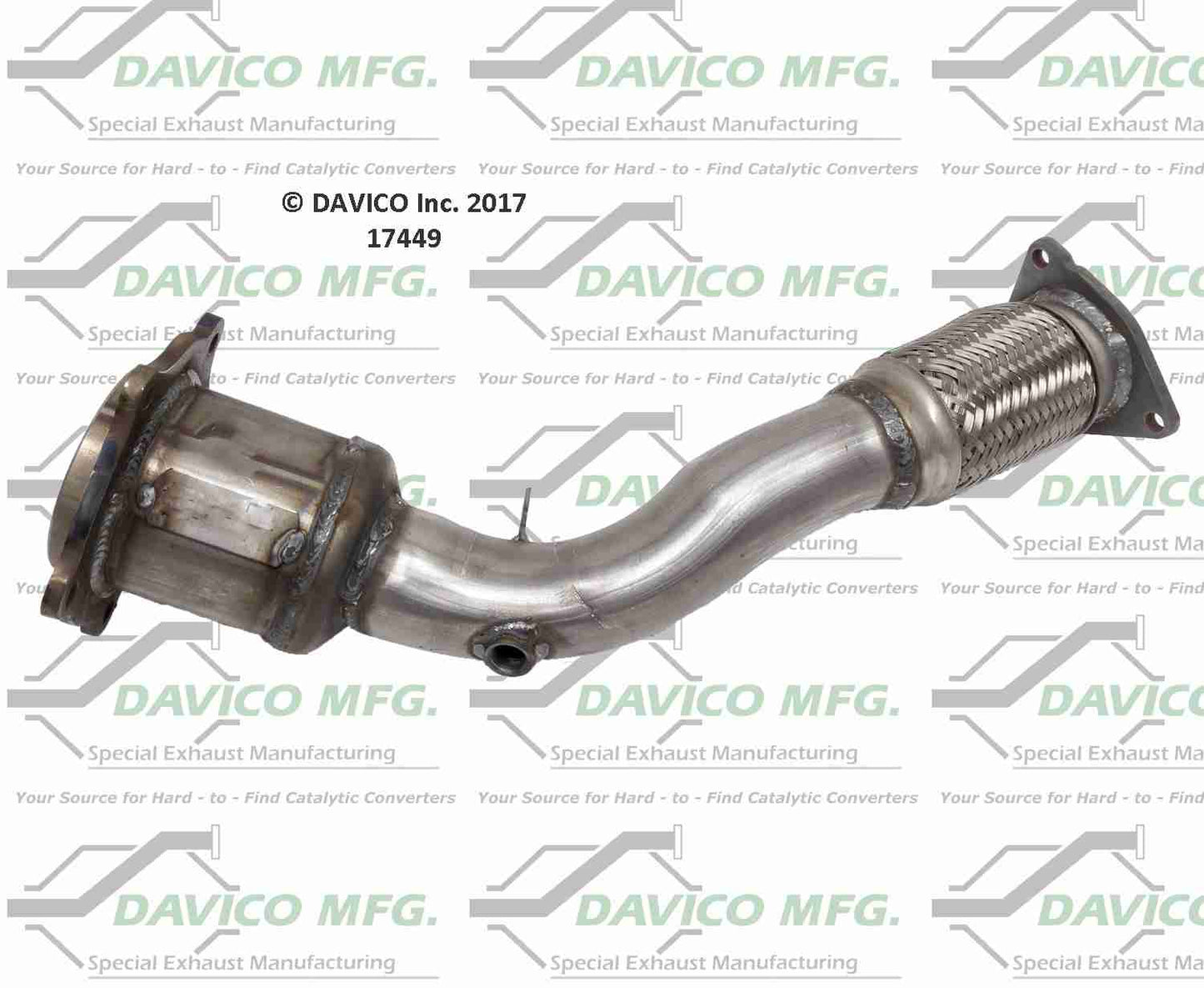 Davico Mfg Exact-Fit Catalytic Converter 17449