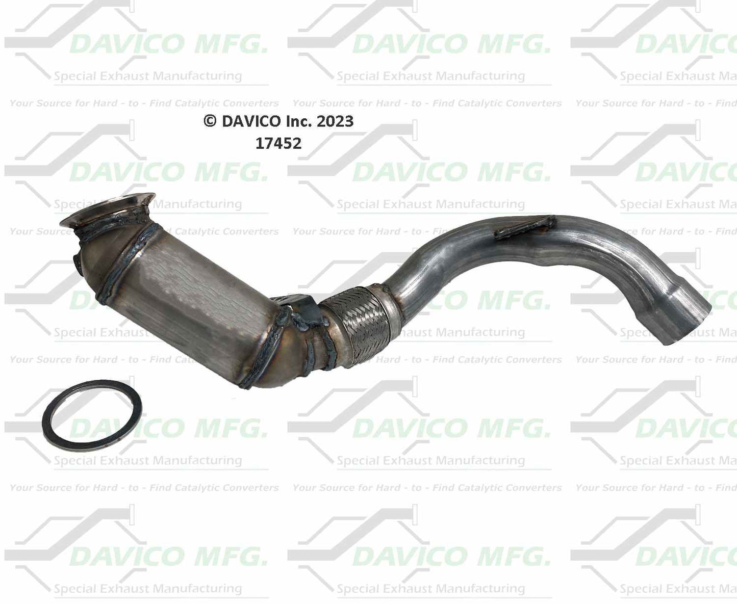 Davico Mfg Exact-Fit Catalytic Converter 17452