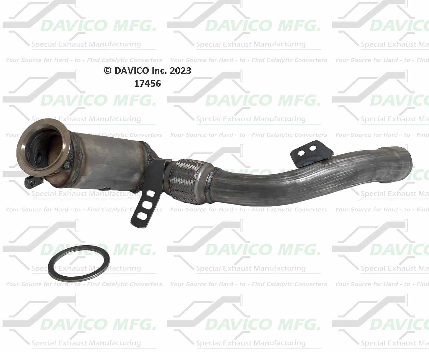 Davico Mfg Exact-Fit Catalytic Converter 17456