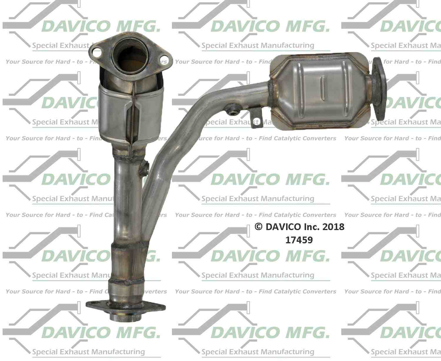 Davico Mfg Exact-Fit Catalytic Converter 17459