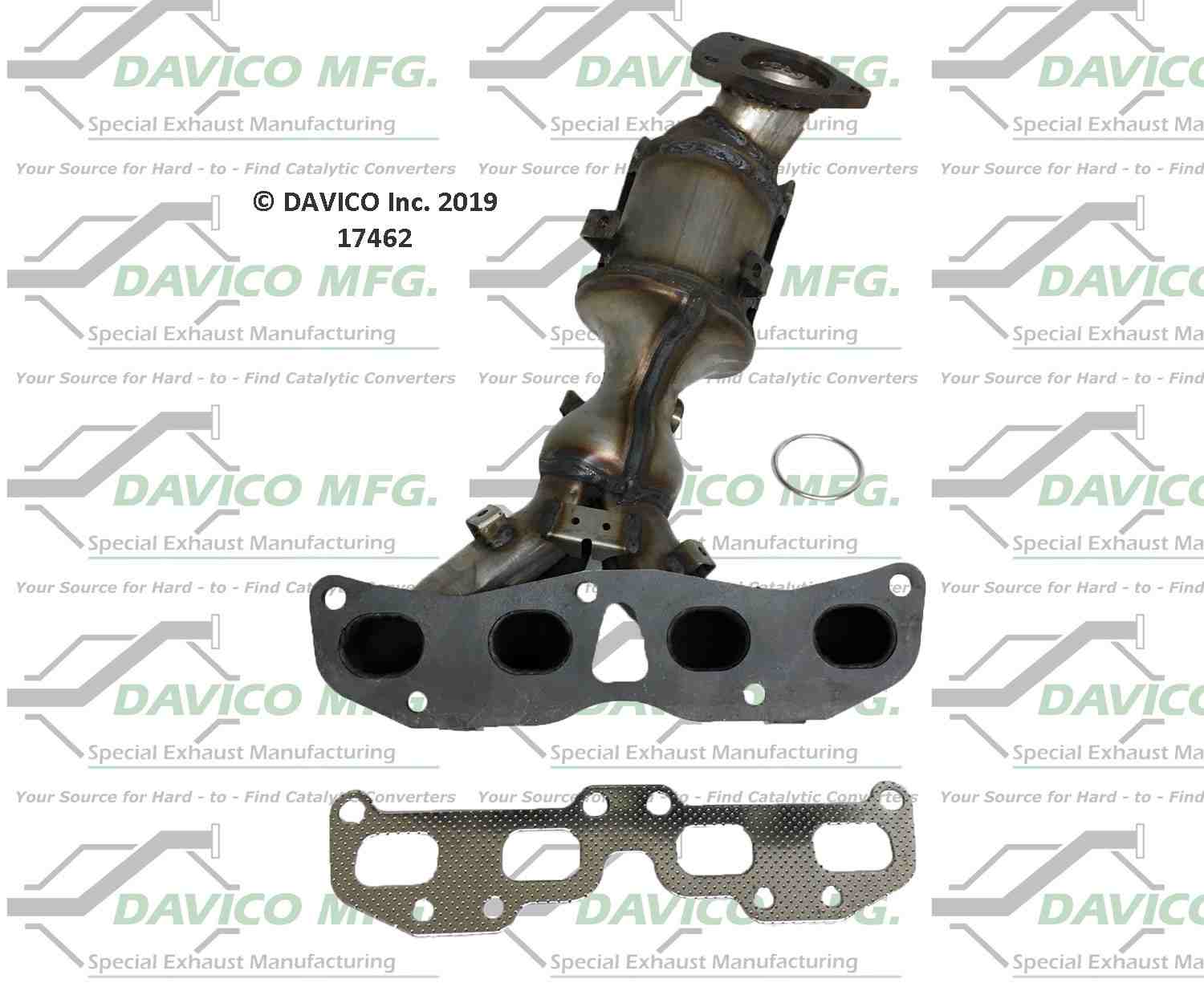 Davico Mfg Exact-Fit Catalytic Converter 17462