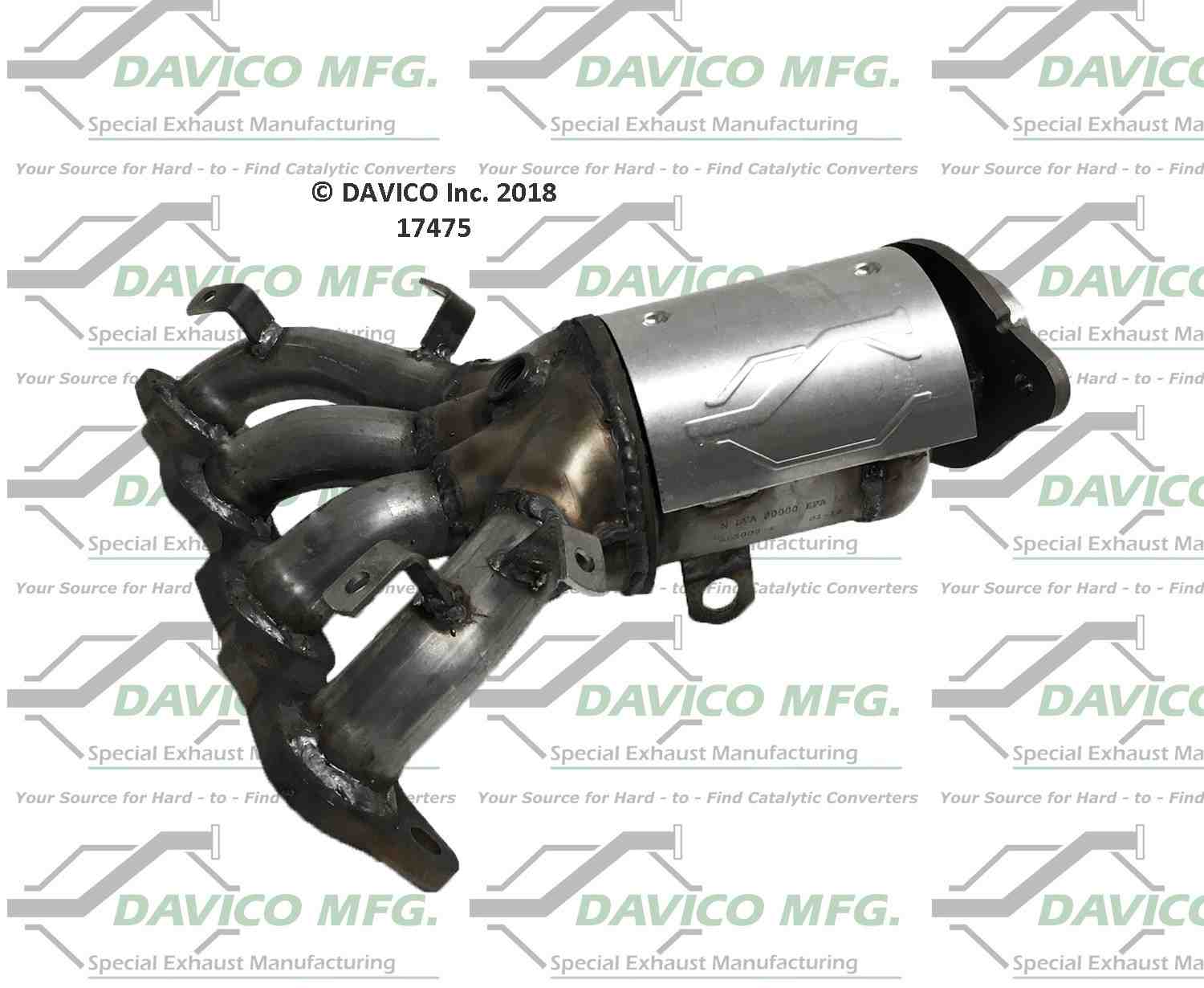 Davico Mfg Exact-Fit Catalytic Converter 17475